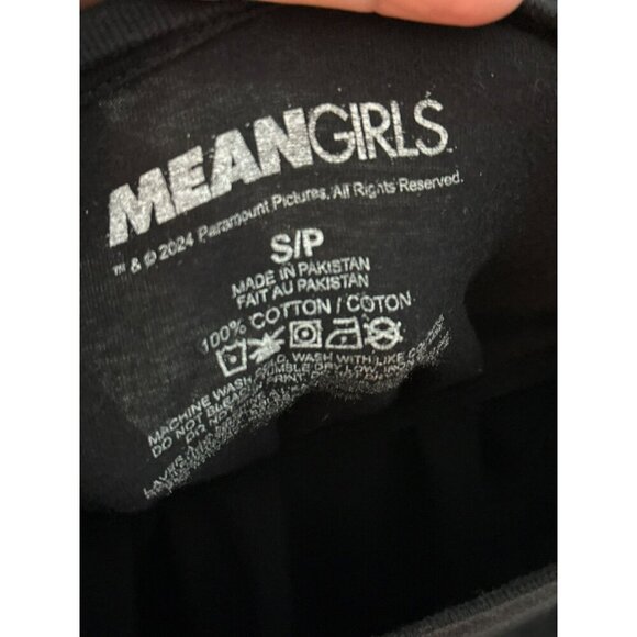 Mean Girls Movie Graphic T-Shirt Tee Black Women's Small 100% Cotton - Picture 5 of 5